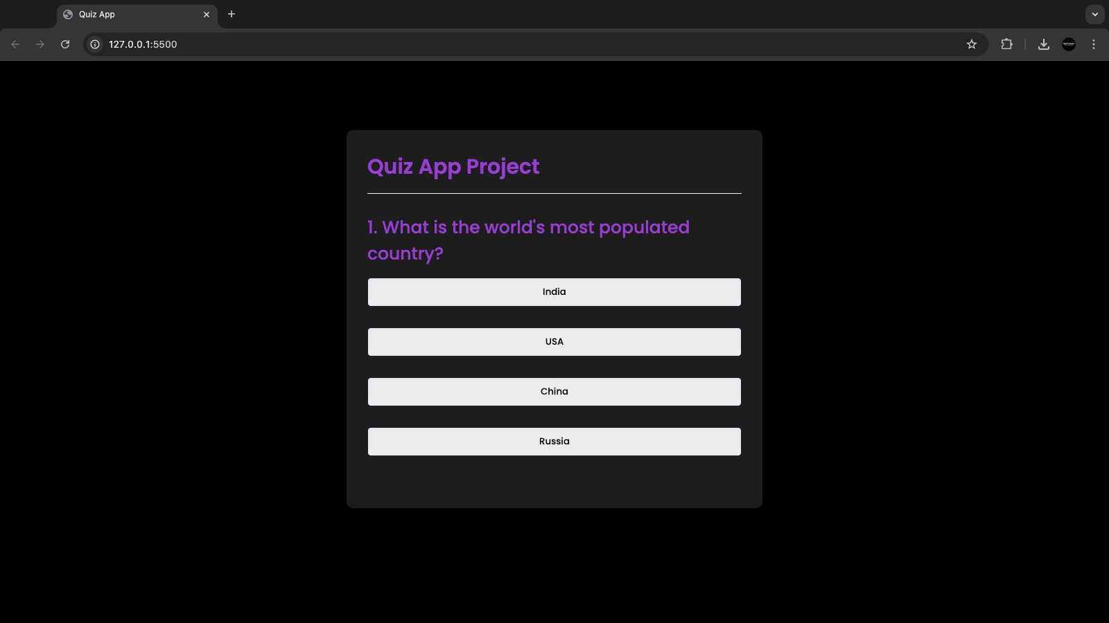 Quiz App